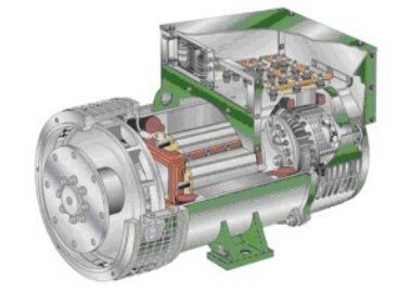新疆发电机内部结构图
